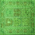 thumbnail image 1 of Ahgly Company Indoor Square Persian Green Traditional Area Rugs, 7' Square, 1 of 1