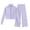 Purple, variant on GobdXE Girls Solid Color 2-Piece Activewear Set, Zip-Up Jacket & Flare Leggings Color:Sky Blue,Size:6-7 Years