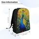 thumbnail image 4 of Fotbe Peacocks Mochila de Viaje para Laptop, Mochila Ejecutiva Delgada y Resistente 15.6", 4 of 8