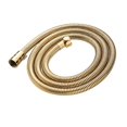 thumbnail image 2 of Plumbing Hoses Stainless Steel Gold 150cm Tube Shower Hose Flexible Shower Head Replacement Part Bathroom Water Hose HJ-0515, 2 of 6