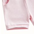 thumbnail image 4 of YIBOSEAN Toddler Baby Girl Outfit Cute Casual Clothes Ruffle Summer Short Sleeve T-Shirt Elastic Waist Shorts Set,Multicolors,2-Piece,Size0-6M/3Y, 4 of 6