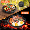 thumbnail image 4 of Pirecart 13.2 Quart Cast Iron Dutch Oven Pot, Lid Lifter Handle, stand and Dual Function Lid Griddle, 4 of 7