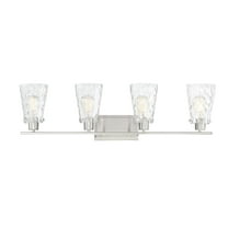Vaughan 4-Light Bathroom Vanity Light in Satin Nickel