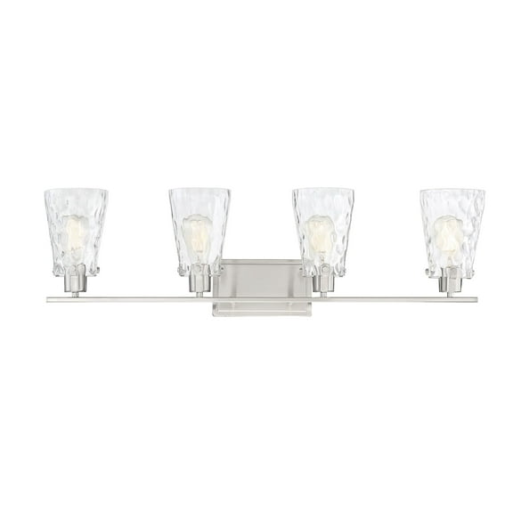 Vaughan 4-Light Bathroom Vanity Light in Satin Nickel