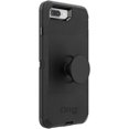 thumbnail image 5 of PopSockets Otter + Pop for iPhone 7 Plus and 8 Plus OtterBox Defender Series Case Phone Grip and Phone Stand, PopGrip, Collapsible, Swappable Top, Black and Aluminum Black, 5 of 5