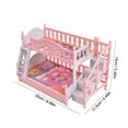 thumbnail image 4 of Small Furniture Ornament Miniature Bed Bunk Doll house Living Room Decorati, 4 of 9