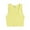 Yellow, variant on biudgviw Crop Tank Tops for Women U Neck Sleeveless Shirts Ribbed Solid Color Tee Slim Fit Yoga Athletic Sports Blouses