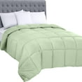 thumbnail image 1 of Ropa de cama Edreforter Utopia, tamaño doble, para todas las estaciones, color verde salvia, 1 of 7