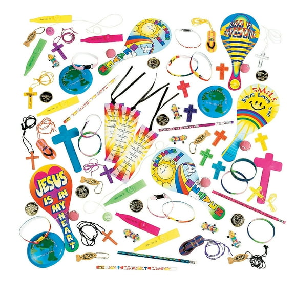 Mega Religious Novelty Asst (250Pc) - Party Favors - 250 Pieces