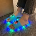 thumbnail image 2 of LED Slippers For Boys Girls Astronaut Jelly Indoor Outdoor Footwear Durable Comfortable Slippers 4-10 Years, 2 of 8