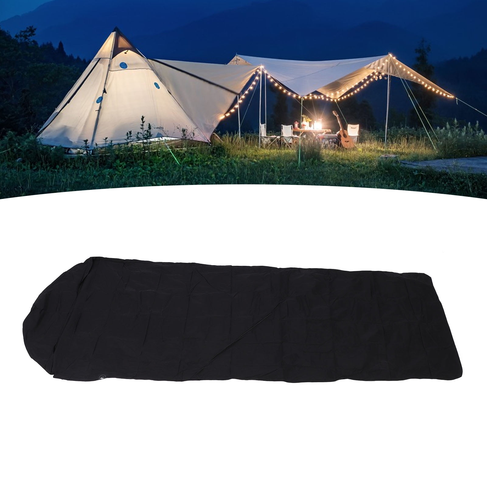 Sleeping Bag, Polyester Easy Cleaning Camping Sleeping Bag  for Hiking Style 1
