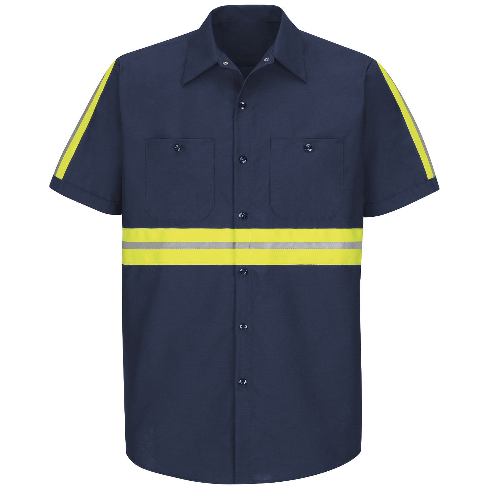Red Kap Men's Enhanced Visibility Work Shirt 