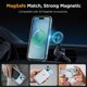 thumbnail image 3 of Funda de teléfono Miracase Magnetic Series para iPhone 14 Plus, transparente, 3 of 7