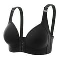 thumbnail image 2 of Samickarr Minimizer Front Closure Bras For Women Full Coverage Woman'S Printing Thin Front Buckle Adjustment Chest Shape Bra Underwear No Rims, 2 of 3