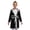 Noir&Argent, variante sur iefiel Tenues de Boxe pour Garçons Enfants Garniture Métallique Peignoir à Capuche en Satin avec Ceinture Noir&Argent 8