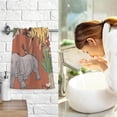thumbnail image 7 of SKYSONIC Africa Animals Patterned Hand Towels 2 PCS, Cotton Bath Towel for Drying Face Hands Body ,Absorbent Lightweight Towels for Bathroom Ktichen Travel Gym, 16"x28", 7 of 7