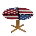 thumbnail image 3 of Shiartex 4th of July Patriotic Tablecloth Round Independence Day American Flag Washable Wrinkle Stain-Resistant Table Cloth Holiday Decorations For Home Party Picnic Kitchen Dining Outdoor 42-46, 3 of 8