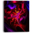 thumbnail image 2 of Vitrail Magenta Multicolore - Impression sur Toile Florale, 2 of 3
