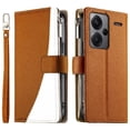 thumbnail image 2 of Funda cartera GANGXUN para Xiaomi Redmi Note 13 Pro Plus 5G , cuero PU con tarjetero, cremallera, correa de mano, soporte y protección 1256°, 2 of 6