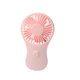 thumbnail image 3 of Inteprter Ventiladores de aire de bolsillo Enfriador de viaje Estudiante de ventilador silencioso de mano ligero Electrodomésticos Rosado Ohne Akku, 3 of 6