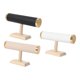 thumbnail image 1 of Organizador de pulseras de joyería para collares colgantes, negro + Organizador de pulseras de joyería para collares colgantes, PU negro + joyería Estilo E jinwen expositor de joyas, 1 of 8