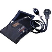 Adult Sphygmomanometer Nylon Cuff Black Latex Free 1/EA