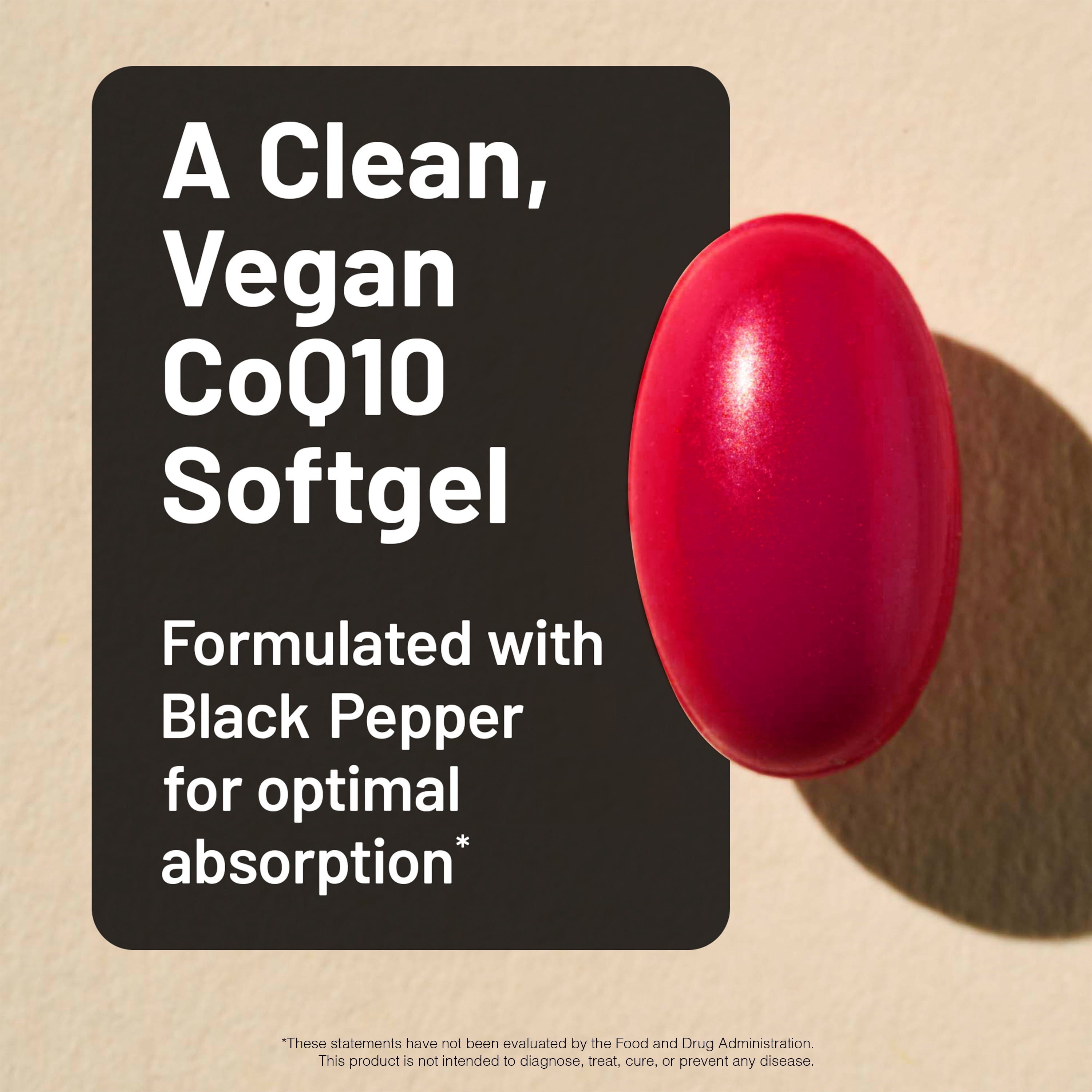 NatureWise CoQ10 100mg + Black Pepper, High Absorption - 200 Softgels[200-Day Supply]