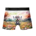thumbnail image 2 of Welcome Spring Fairy Schnauzer in Flower Meadow All Over Print Boxer Briefs Underwear for Men Dad Miniature Schnauzer Dog Lover - 13002, 2 of 6
