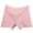#03Pink, variant on Stretchy Ribbed Nylon Women's Boxers No Roll Leg Opening Moisture-Wicking Loungewear Shorts Red 4XL