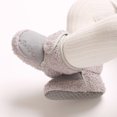 thumbnail image 4 of Emy Dola Newborn Baby Boy Girl Soft Fleece Booties Stay On Infant Slippers Socks Shoe Non Skid Gripper Toddler First Walkers Winter Ankle Crib Shoes 0-12M, 4 of 9