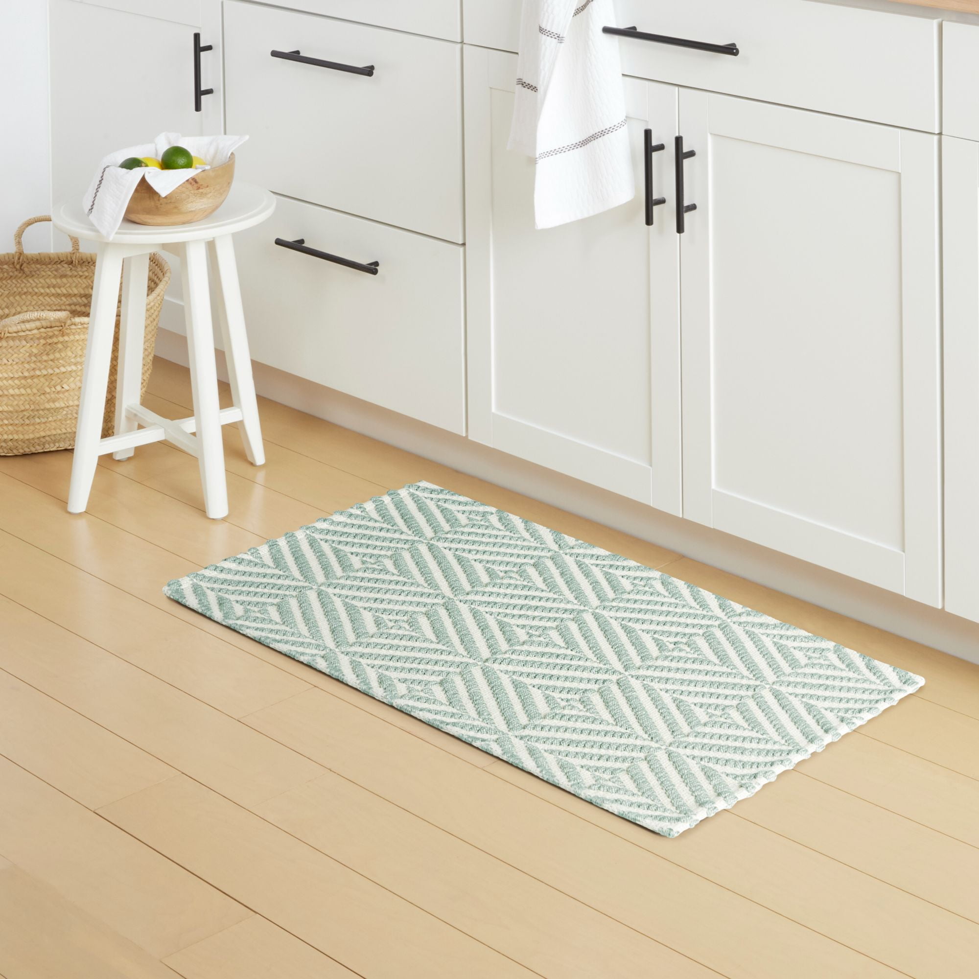 Mainstays Montana Woven Fabric Doormat, 18 in x 27 in, Green