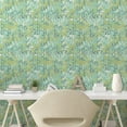 thumbnail image 3 of Ambesonne Brick Peel & Stick Wallpaper for Home, Grunge Street Wall Pattern, 13"x100", Seafoam Dimgray Yellow, 3 of 6