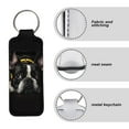 thumbnail image 6 of Yuyamidu Boston Terrier Chapstick Holder Keychain with Ring Portable Pouch Lipstick Protective Cases for Women Girls Travel Accessories Lightweight Chapsticks Holder, Black, 6 of 6