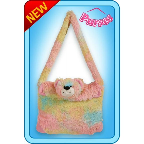 As Seen On TV Pillow Pets Purse Rainbow Bear Toy Gift