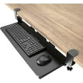 thumbnail image 1 of Ergonomic Keyboard Tray Under Desk Pull Out with Adjustable C-Clamp Mount, Slide-Out Computer Keyboard and Mouse Platform Drawer for Office and Home Typing (Black), 1 of 6