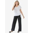 thumbnail image 4 of Woman Within Plus Size Pull-On Elastic Waist Soft Pants, 4 of 6