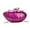 Rose Red/Green/Champagne, variant on Shell Shape Acrylic Clutch Purse, Shiny Metallic Evening Bag with Detachable Chain for Wedding Party(White)