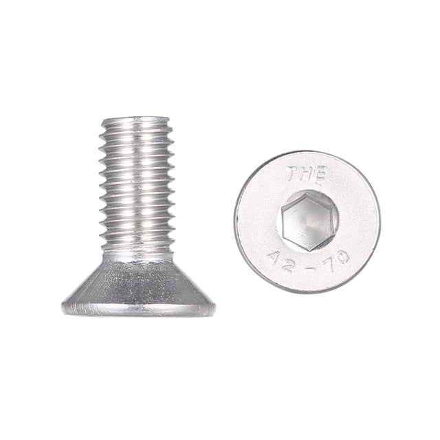 Mistaha 5pcs High Strength Stainless Steel Countersunk Hex Socket DIN7991 Machine Screw M-8*20