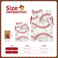 thumbnail image 3 of Naloa Baseballs Drawstring Christmas Bags, 3D Xmas Gift Bags, Christmas Wrapping Bags, Xmas Goodie Bags, Treat Pouch Bags, Party Favor Bags-Medium, 3 of 9