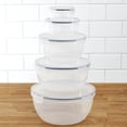 thumbnail image 3 of Farberware Airtight Food Storage Container Set - Gray - 10 Pieces, 3 of 5
