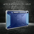 thumbnail image 3 of Fintie Shockproof Case for Samsung Galaxy Tab S10 Lite/ S10 FE/ S9 FE 5G 10.9 Inch/Tab S9 11 Inch, Tuatara Rugged Unibody Hybrid Bumper Kickstand Cover Built-in Screen Protector, Navy, 3 of 11