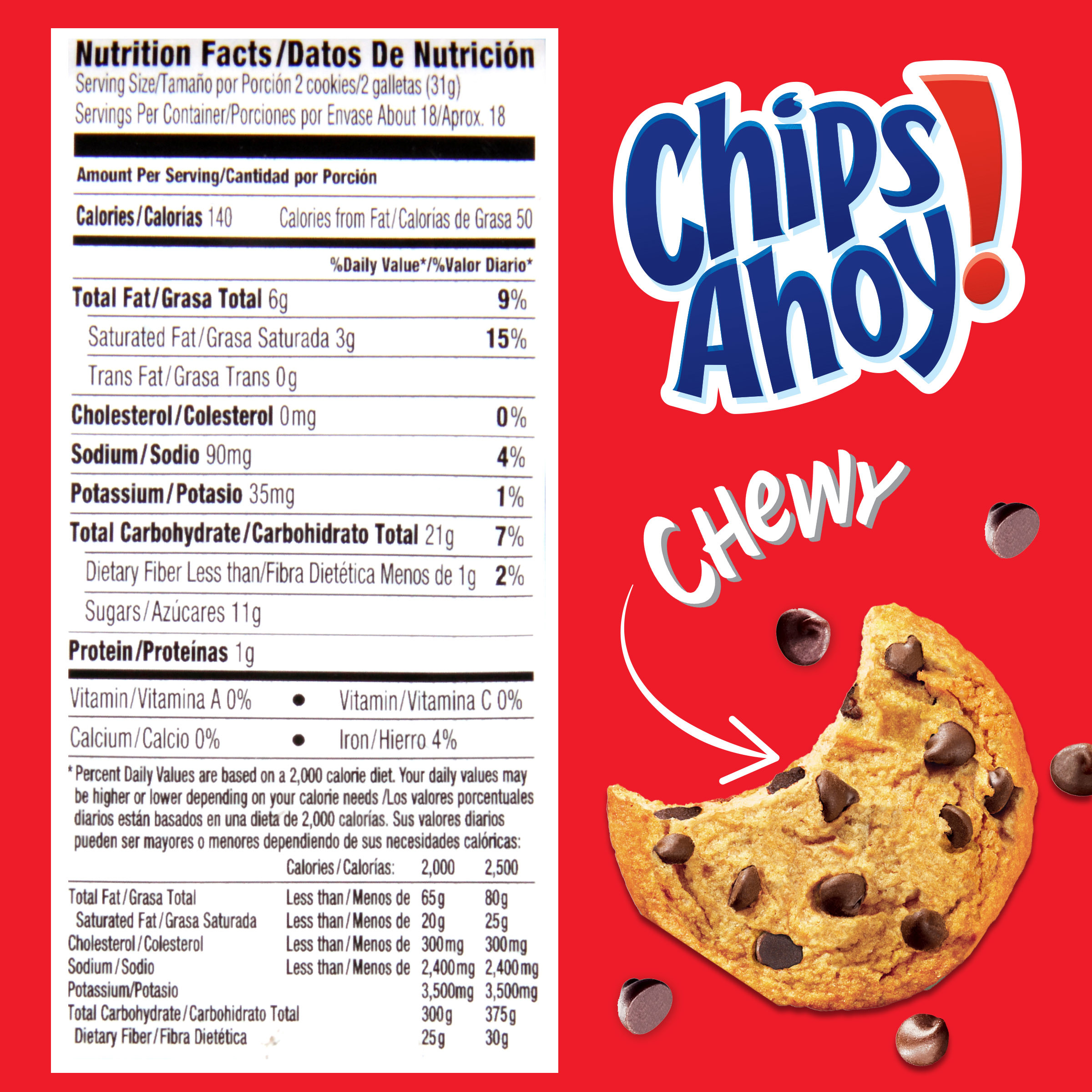 Featured image of post Easiest Way to Make Chocolate Chip Cookie Ingredients Label