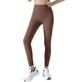 thumbnail image 2 of Stephy Yoga Pants Yoga Clothes Women's Fitness Sports Pants Pants Leggings No Embarrassing Lines High Waist No Butt, Brown, M, 2 of 8