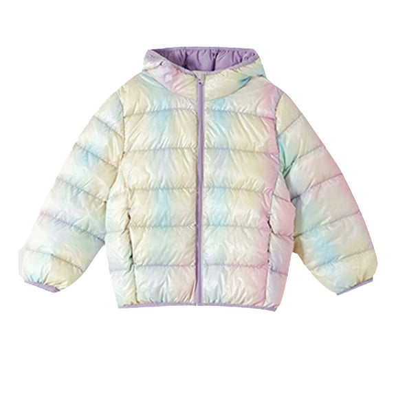 Lightweight Packable Hooded Jacket for Girls and Toddlers - for All Seasons