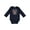 Navy, variant on My Aunt Graduated and I'm Super Proud Boys or Girls Long Sleeve Baby Bodysuit