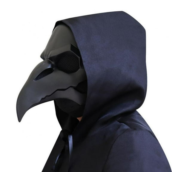 Plague Doctor Bird Mask Cosplay Retro Steampunk Props Long Nose Bird Beak for Halloween Gas Costume