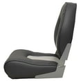 thumbnail image 2 of Boat Folding Fishing Seat 75116GC | High Back Winged Charcoal Gray, 2 of 5