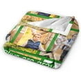 thumbnail image 4 of Personalised Blankets for Adults Custom Photo Picture Blanket Throw Fleece Flannel Customised Throws, Valentines Birthday Anniversary Wedding Gifts Him, Her, Family, 9 Photos, Full, 4 of 6