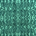 thumbnail image 1 of Ahgly Company Indoor Square Abstract Turquoise Blue Modern Area Rugs, 7' Square, 1 of 4
