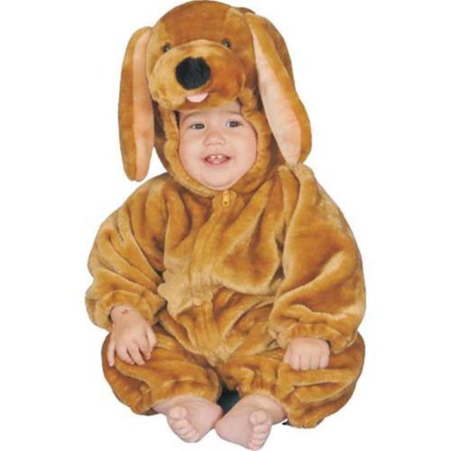 Brown Puppy Plush Costume - Size 12 Months